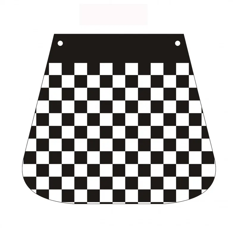 Spritzschutz / Spritzlappen schwarz / weiß für viele Vespa Modelle Preiswert