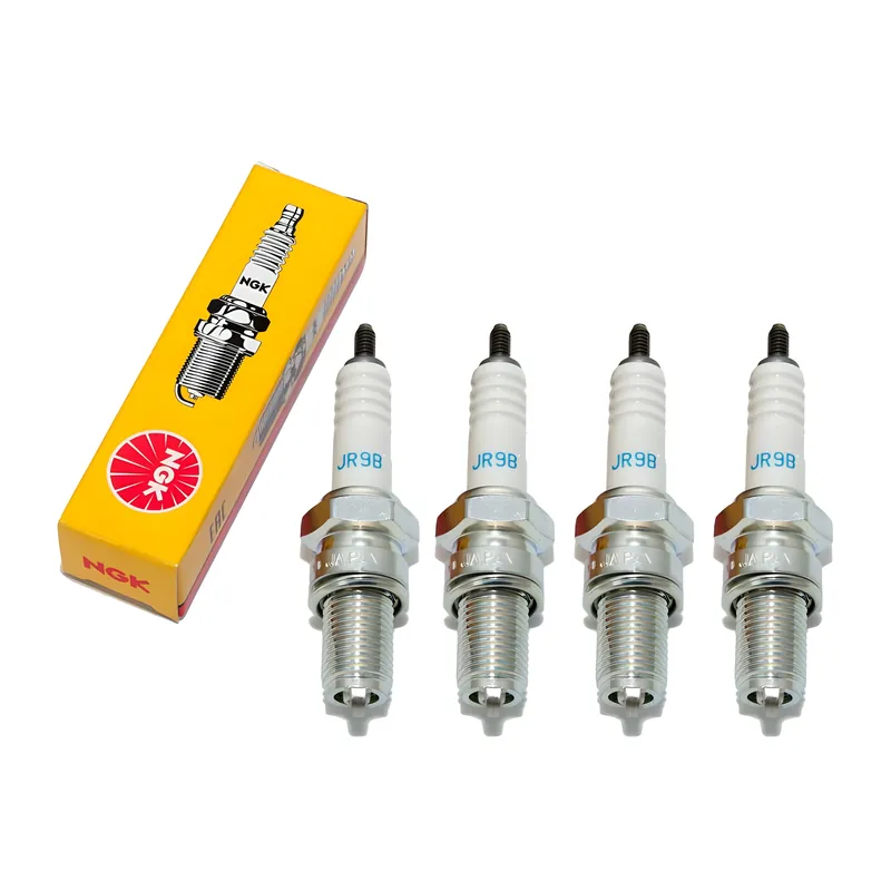 Sofort Bestellen Zündkerzen Set NGK 4x JR9B Zündkerze entstört, 19,0mm Langgewinde Ø 12,0mm, feste SAE-Anschlussmutter, 3188 / 4297