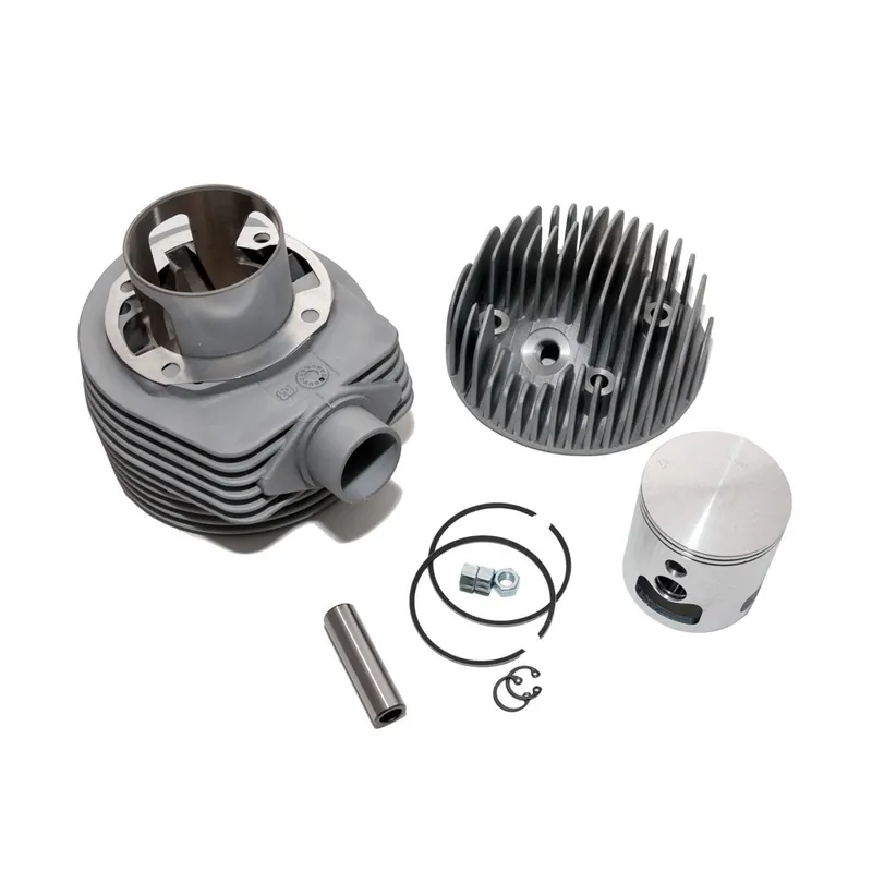 Rennzylinder / Zylinder Kit Pinasco, 177ccm Aluminium 63mm für Vespa 125 GTR 2 / TS / 150 Sprint / V / PX 125 (inkl. Zylinderkopf) Garantierte Lieferung