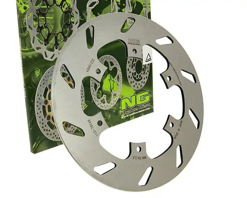 Sichere Zahlung Bremsscheibe NG 113 - 220 / 105 / 4mm 6 Loch für Vespa GTS i.e. Touring Super, Piaggio NRG Power AC LC Sport 4V 2 Liberty RST Gilera Runner VX MC3 GTV