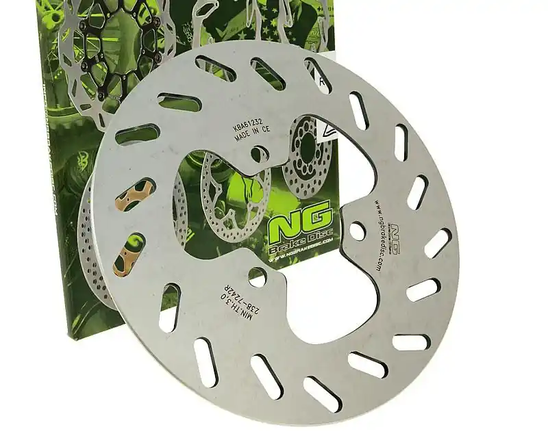 Bremsscheibe NG 238 - 218 / 62 / 3,5mm 3 Loch für Aprilia SX, Derbi Senda SM X-Treme RX DRD R Racing Gilera RCR SM1 Bultaco Lobito 50 ccm Expressversand