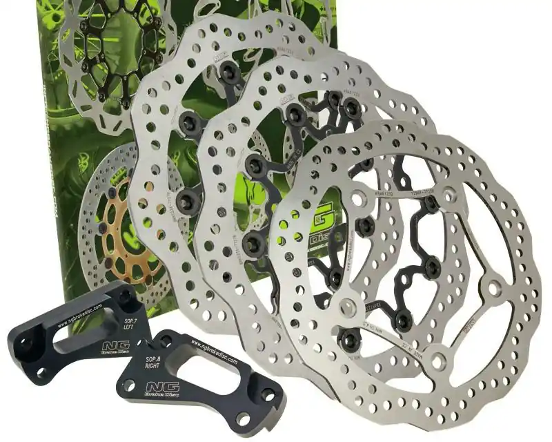 Bremsscheibenkit Wavy Oversize NG KITTMAX2012 - 282 / 132 / 5mm 6 Loch für Yamaha XP T-Max 530 ccm Bestpreis