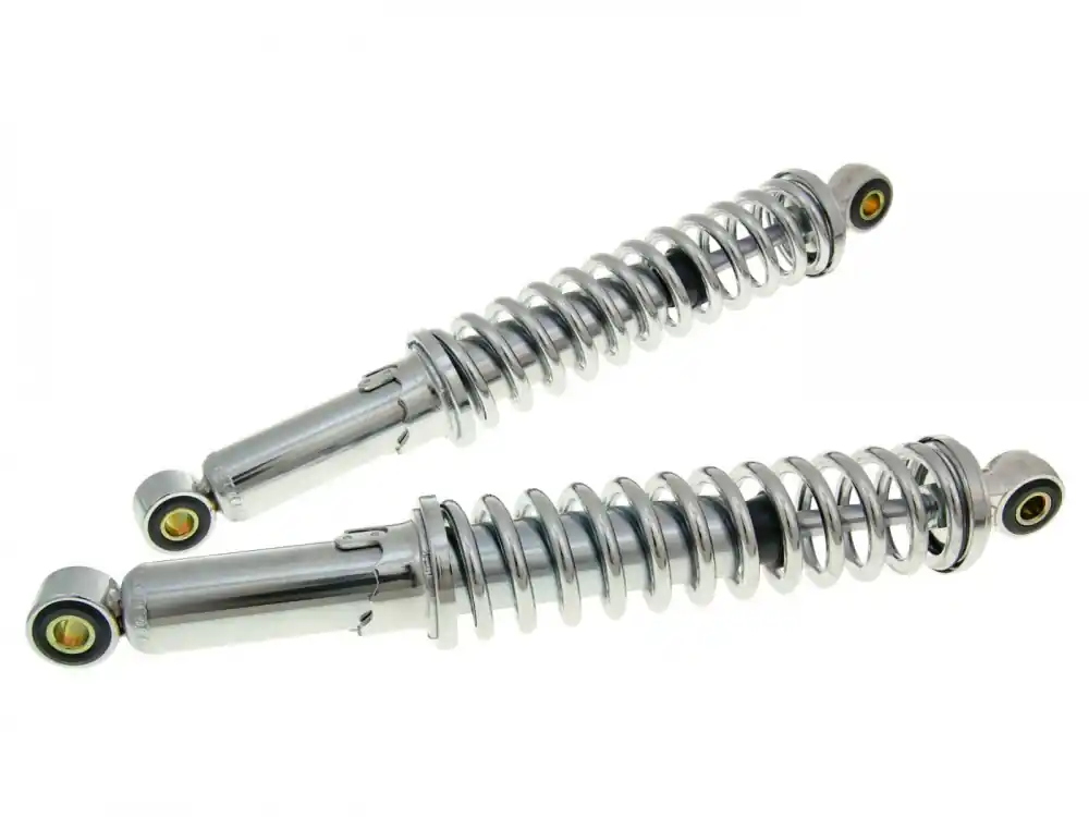 Sofort Bestellen Stoßdämpfer Satz 320mm verstellbar Chrom für Puch