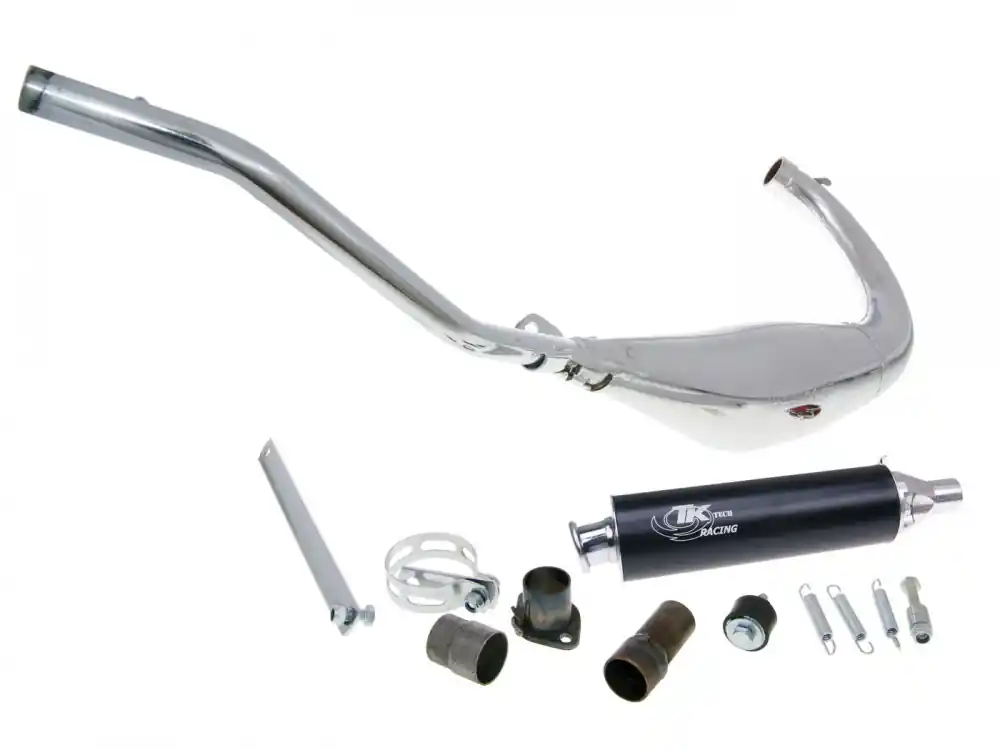 Super-Preis Auspuff Turbo Kit Carreras 80 Chrom für Rieju Matrix 50