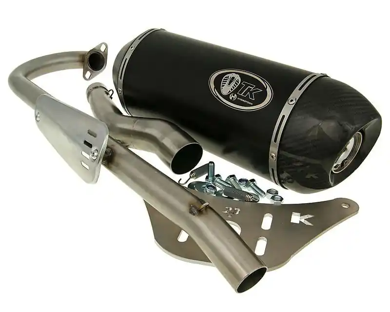 Auspuff TurboKit Carbon Kappe H2 Quad / ATV 4T mit Zulassung für Kymco KXR 250, MXU, Maxxer 250/300 Beliebt
