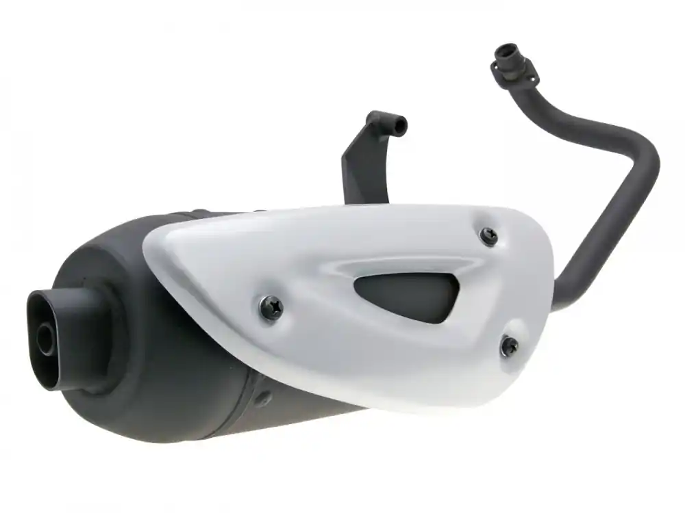 Auspuff Tecno Straight mit E-Prüfzeichen für Piaggio 4T Top-Preis