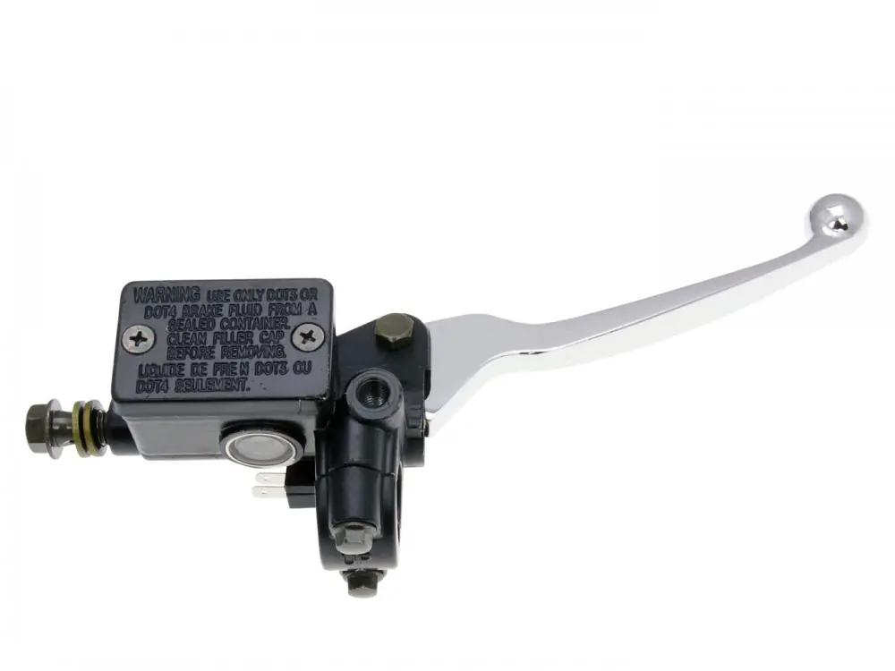 Saisonangebot Bremspumpe / Bremszylinder mit Handbremshebel vorn - M8 Spiegelaufnahme