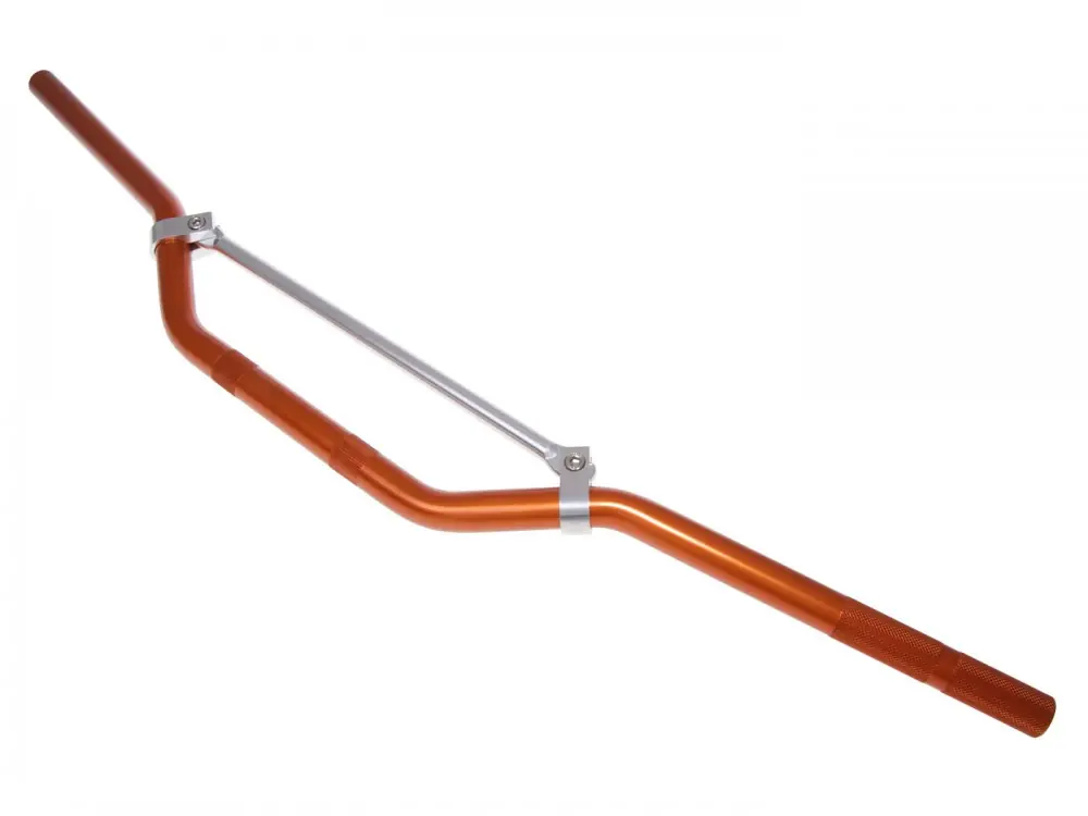 Lenker Motocross Aluminium mit Strebe orange 22mm - 810mm Online Kaufen