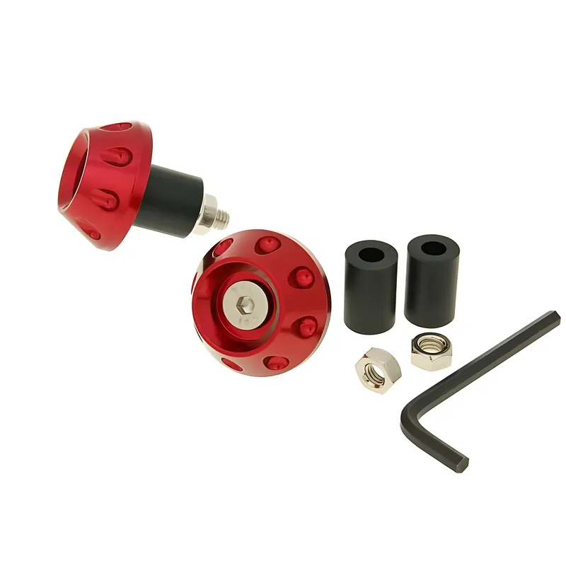 Günstig Lenkerende Vibrationsdämpfer Flat 13,5 / 17,5mm - rot
