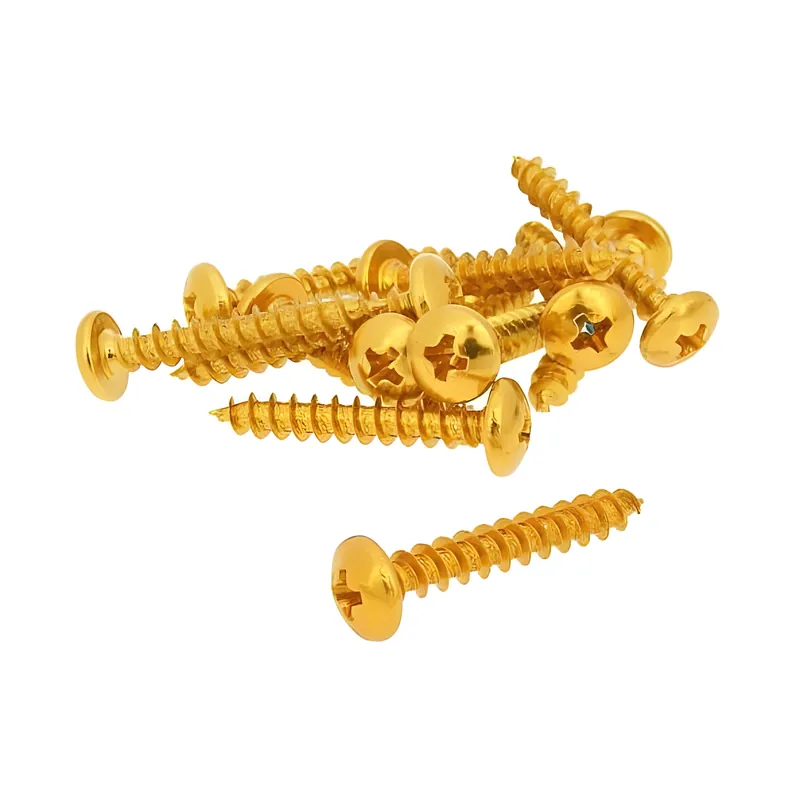 Schraubensatz 12 Stück Verkleidung gold - 5x30 Versand Am Gleichen Tag