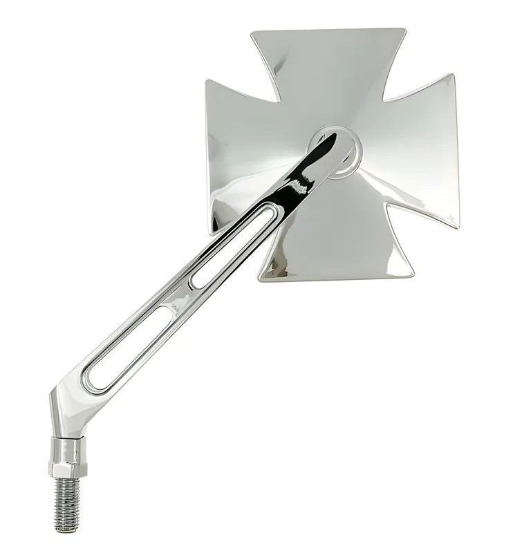 Sofort Bestellen Spiegel Iron Cross links M10 Chrom