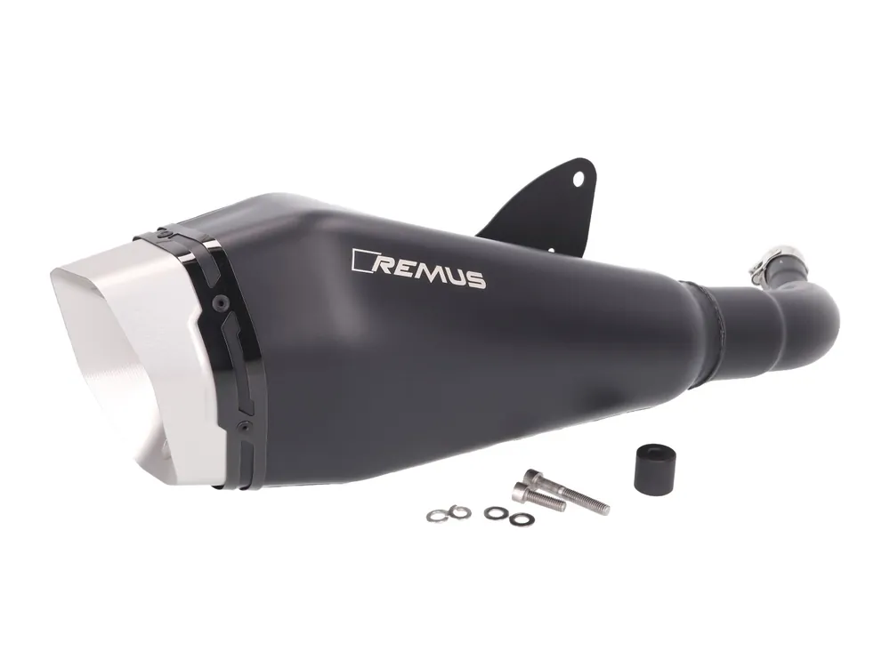 Letzte Chance Auspuff REMUS RS schwarz für Vespa GTS, GTS Super 300 HPE Euro4 2019-