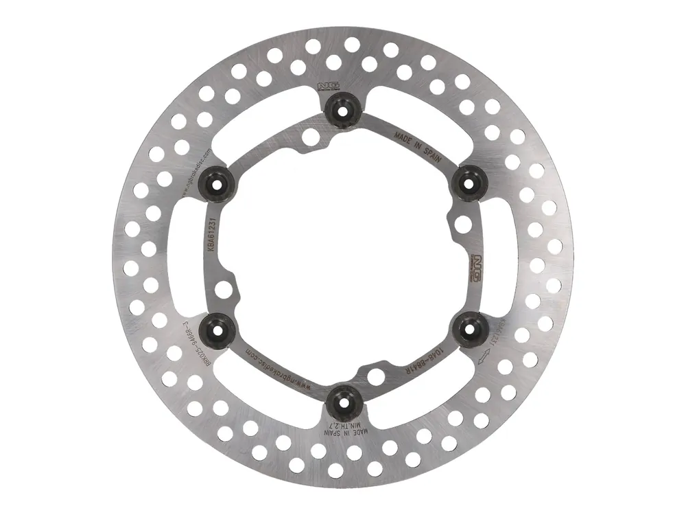 Aktuell Bremsscheibe NG schwimmend für Suzuki RM-Z 250, 450, RMX 450 vorn