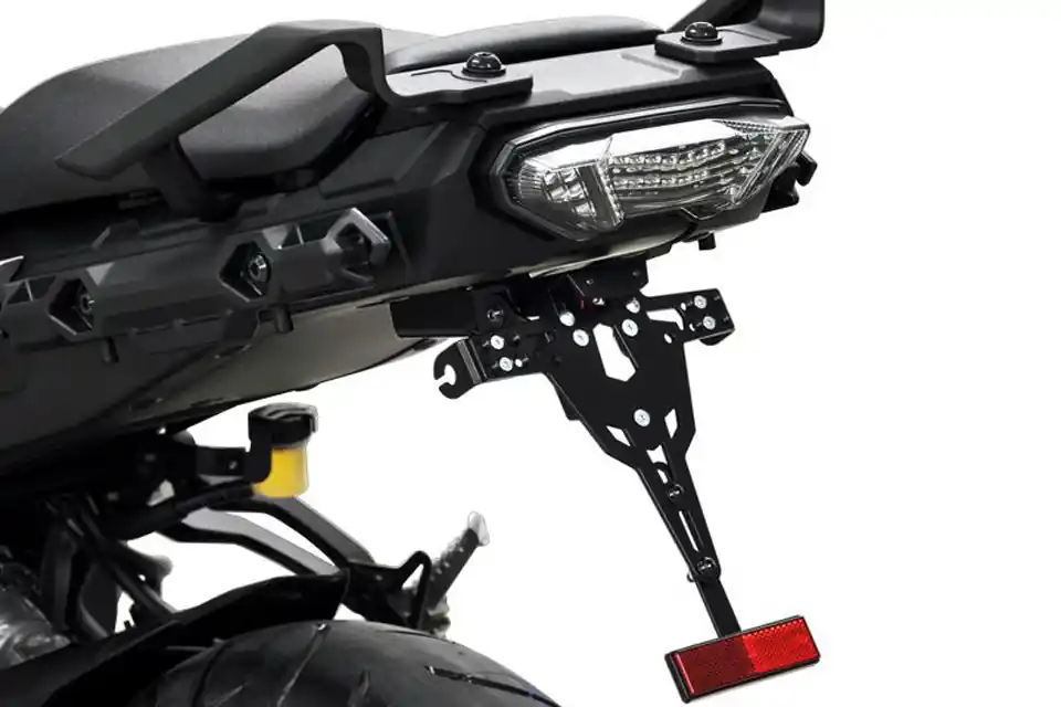 IBEX-Pro Kennzeichenhalter in schwarz für Yamaha MT-07 Tracer ab 2016- Geprüft