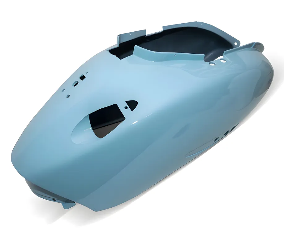 Versand Am Gleichen Tag Aprilia Heckverkleidung blau passend für Aprilia Mojito Custom / Retro Custom