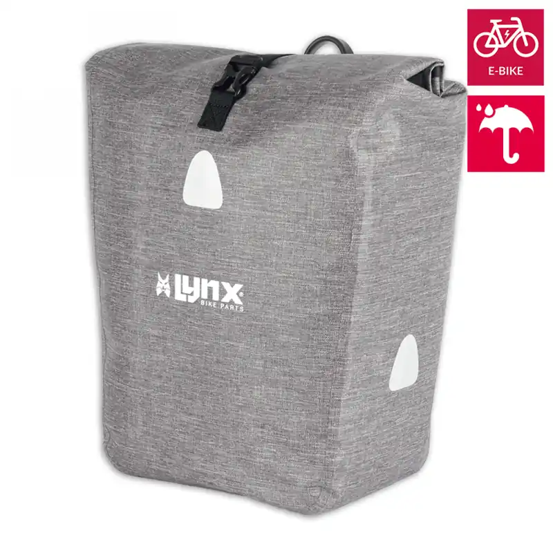 Packtasche Lynx TPU E-Bike XL Fahrrad Satteltasche wasserdicht, 23 Liter Sichere Zahlung