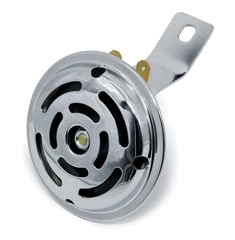 Bestseller Simson Hupe, Signalhorn 6V - verchromt - S50, S51, S70 - Befestigung am Gehäusemittelteil