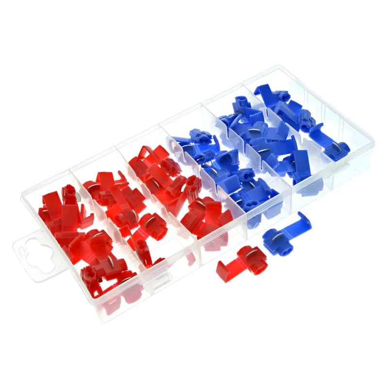 Direkt Vom Hersteller Set Abzweigverbinder - Sortiment, rot / blau, 50-tlg. - für 0,5-2,5 mm-Leitungsquerschnitt