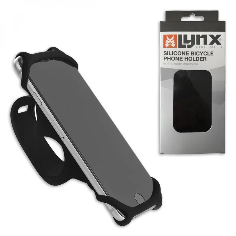 Begrenztes Angebot Handyhalterung Lynx Silikon Fahrrad Handy Halterung passend für 4-6 Zoll Smartphones