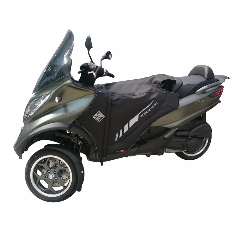 Beinschutz Tucano Urbano TERMOSCUD® PRO schwarz für Gilera Fuoco / für Piaggio MP3 300 / 350 / 400 / 500 / Hybrid Bj. > 2014 Schneller Versand