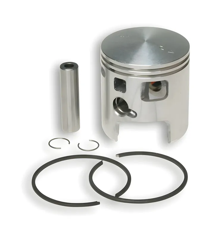 Abverkauf Kolben Malossi Ø 46,5mm C, Kolbenbolzen Ø 10mm, 2 Kolbenringe trapezförmig für Piaggio Ciao / Si