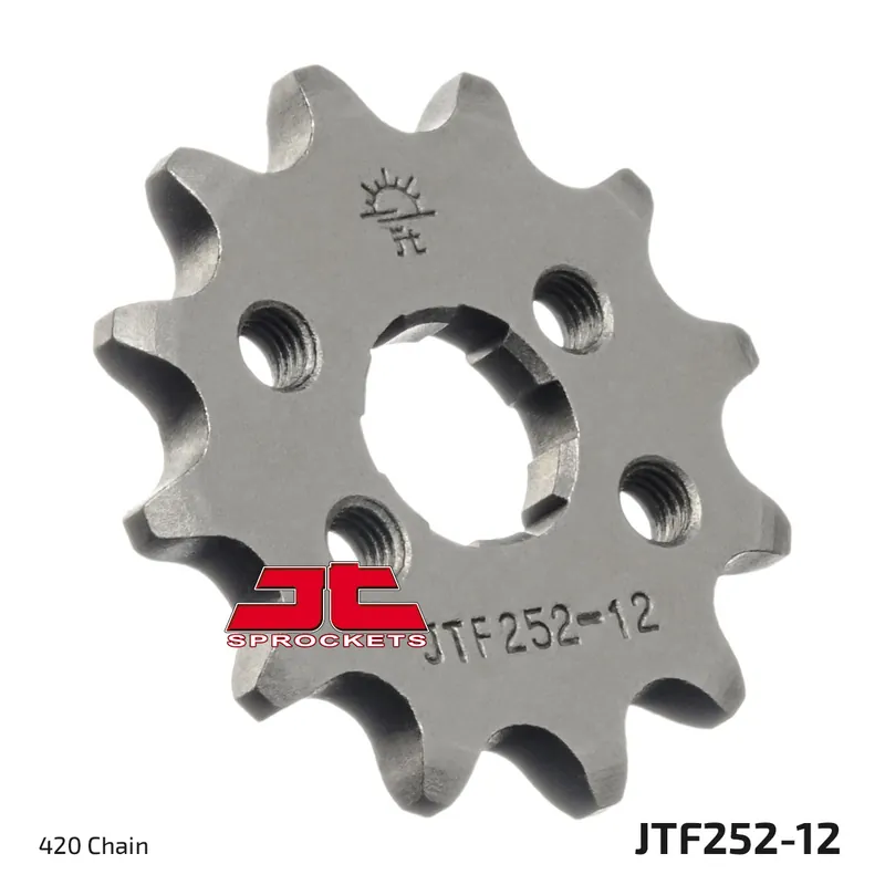 Ritzel JT Sprockets 420 12Z grobverzahnt Innendurchmesser 15mm / 17mm für Honda XR R 80 ccm Bj. 1979 - 2003 Billig