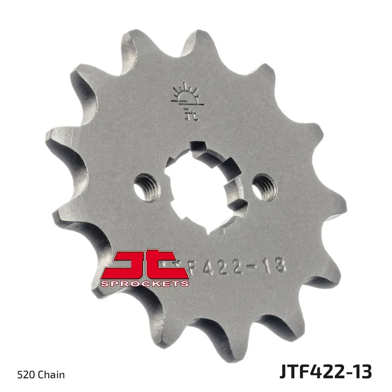 Ritzel JT Sprockets 520 13Z grobverzahnt Innendurchmesser 16mm / 20mm für Kawasaki KX, Suzuki GT E X5 Yamaha YZ BW Big Wheel 125 - 200 ccm Bj. 1973 - 1993 Super-Preis