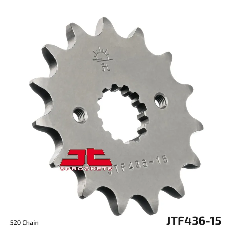 Jetzt Kaufen Ritzel JT Sprockets 520 15Z feinverzahnt Innendurchmesser 21,6mm / 25mm für Aprilia RS, Suzuki RGV RG Gamma 250 ccm Bj. 1983 - 1995