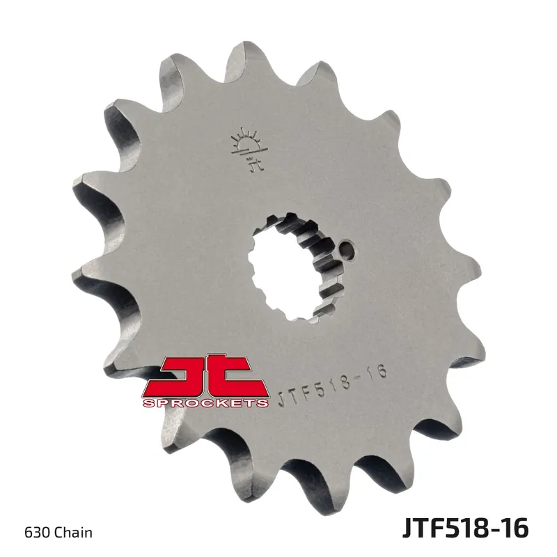 Ritzel JT Sprockets 630 16Z feinverzahnt Innendurchmesser 21,6mm / 25mm für Suzuki GSX GT, Kawasaki Z LTD Belt Drive S Katana Z1 650 - 1100 ccm Bj. 1973 - 1987 Abverkauf