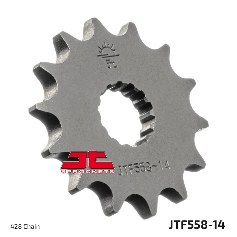 Highlight Ritzel JT Sprockets 428 14Z feinverzahnt Innendurchmesser 17,7mm / 20mm für Yamaha DT X, Kawasaki Ninja Z Derbi GPR Nude Racing RE TDR R Sachs ZZ ZX Bj. 1993 - 2022