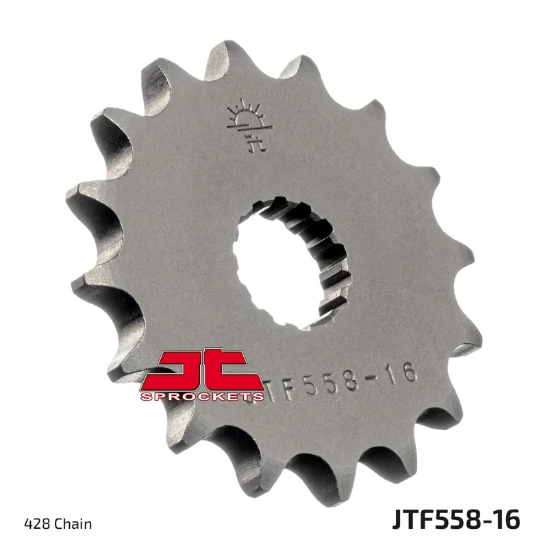Bestpreis Ritzel JT Sprockets 428 16Z feinverzahnt Innendurchmesser 17,7mm / 20mm für Yamaha DT X, Kawasaki Ninja Z Derbi GPR Nude Racing RE TDR R Sachs ZZ ZX Bj. 1993 - 2020
