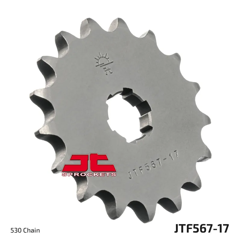 Must-Have Ritzel JT Sprockets 530 17Z grobverzahnt Innendurchmesser 21mm / 25mm für Yamaha RD LC 250 - 400 ccm Bj. 1976 - 1983