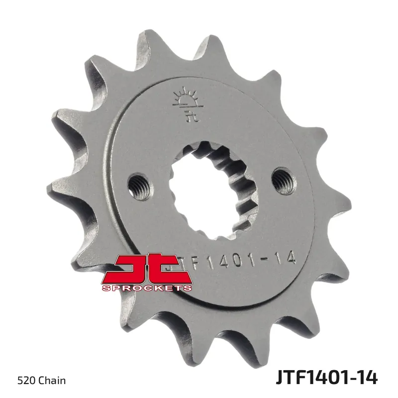 Bestpreis Ritzel JT Sprockets 520 14Z feinverzahnt Innendurchmesser 19,5mm / 22mm für Suzuki LT-Z Quadsport, Hyosung TE S Sport Arctic Cat DVX LT-R Quadracer Kawasaki