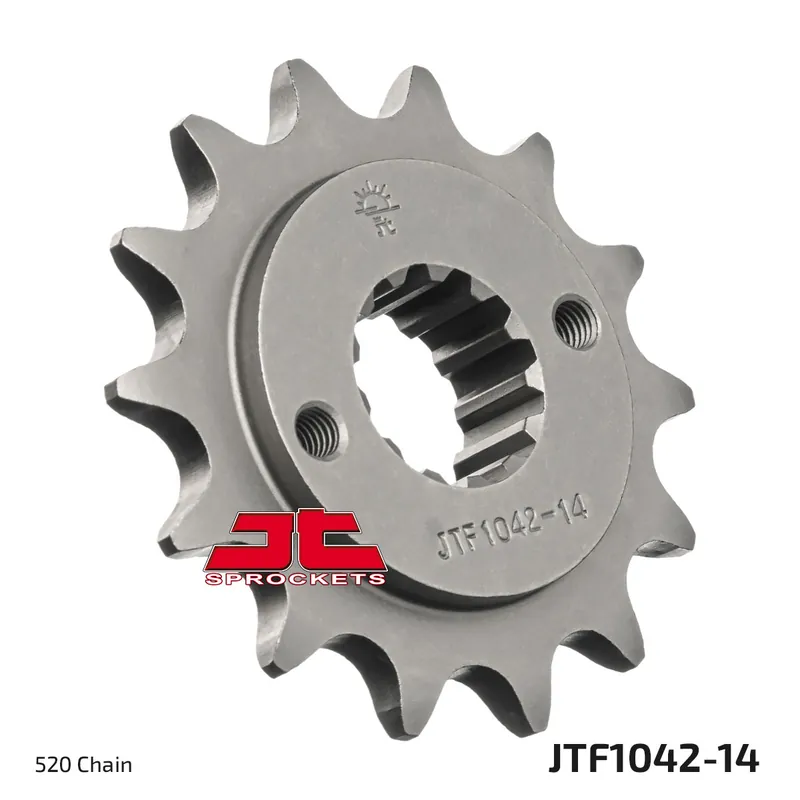 Ritzel JT Sprockets 520 14Z feinverzahnt Innendurchmesser 21,4mm / 25mm für CPI XS, Kymco Maxxer LC MXU Explorer Trasher 2 Supermoto KXR Arctic Cat DVX Expressversand