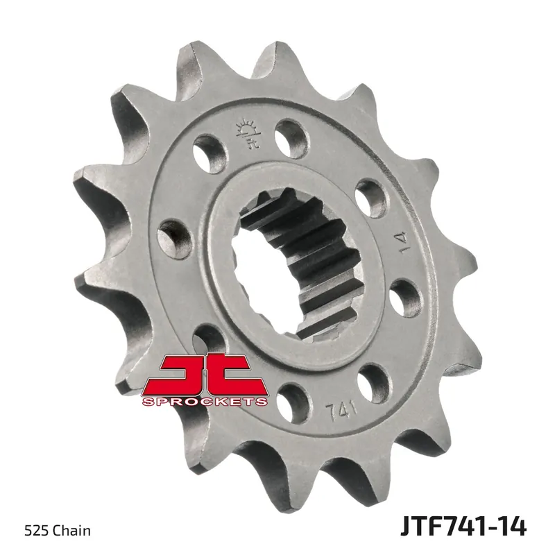 Ritzel JT Sprockets Racing 525 14Z feinverzahnt Innendurchmesser 22mm / 25mm für Ducati Monster S ABS S2R Evo Hypermotard SP Dark i.e. R Multistrada DS Bj. 2001 - 2020 Heißes Angebot