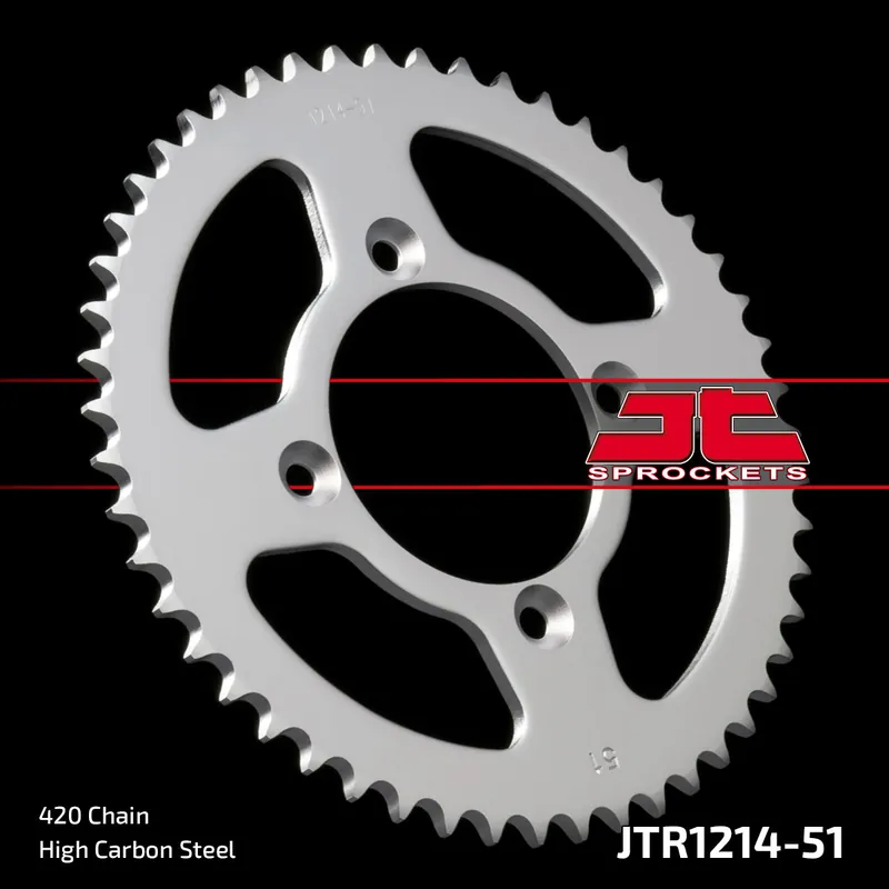 Kettenrad JT Sprockets 420 51Z Innendurchmesser 80mm Lochkreis 100mm für Honda XR R CRF F CR 70 - 110 ccm Bj. 1982 - 2021 Sonderaktion
