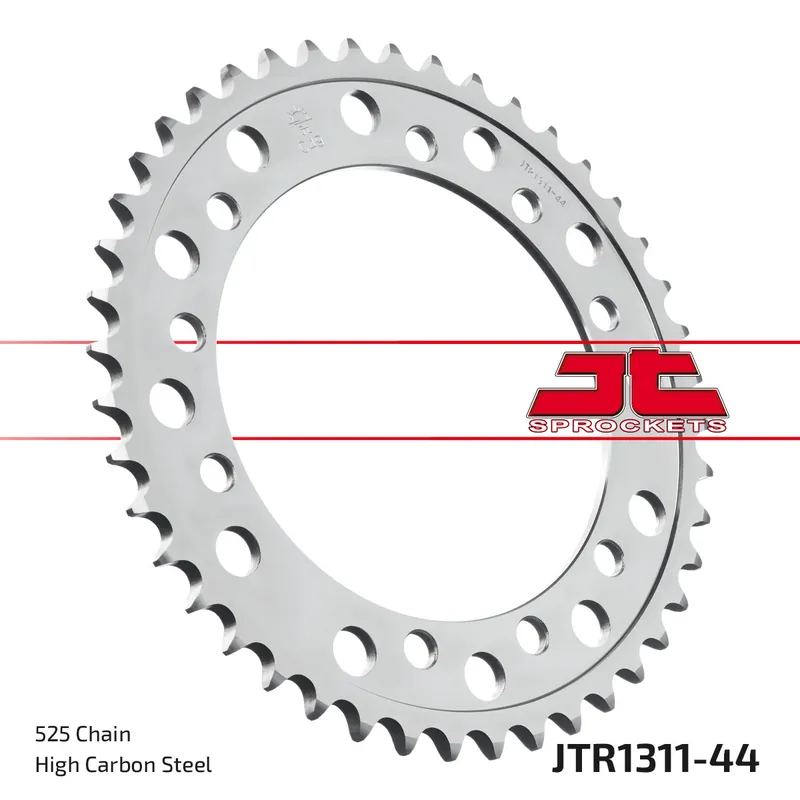 Kettenrad JT Sprockets 525 44Z Innendurchmesser 145mm Lochkreis 165mm für Honda VFR NT Hawk Bros 400 / 650 ccm Bj. 1987 - 1992 Neu Im Sortiment
