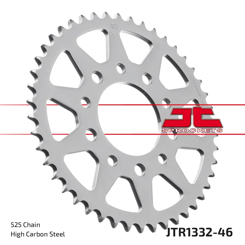 Kettenrad JT Sprockets 525 46Z Innendurchmesser 80mm Lochkreis 110mm für Honda CB F2 Seven Fifty XRV Africa Twin 400 - 865 ccm Bj. 1985 - 2015 Sale