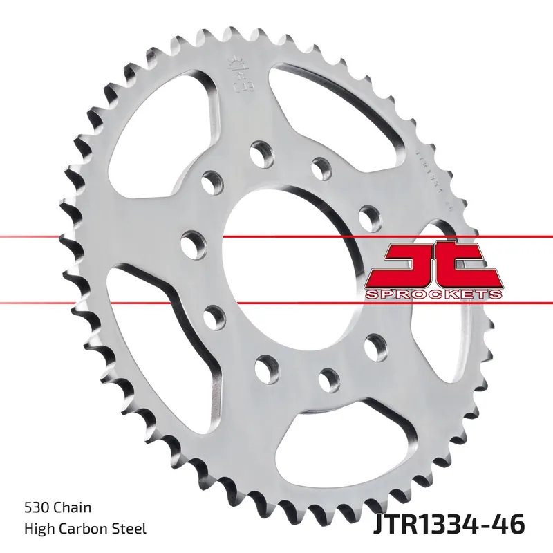 Kettenrad JT Sprockets 530 46Z Innendurchmesser 80mm Lochkreis 110mm für Honda CBR F CB Big One F2 Bol d`Or VF VFR CBX C Magna 450 - 1100 ccm Bj. 1979 - 2000 Ausverkauf
