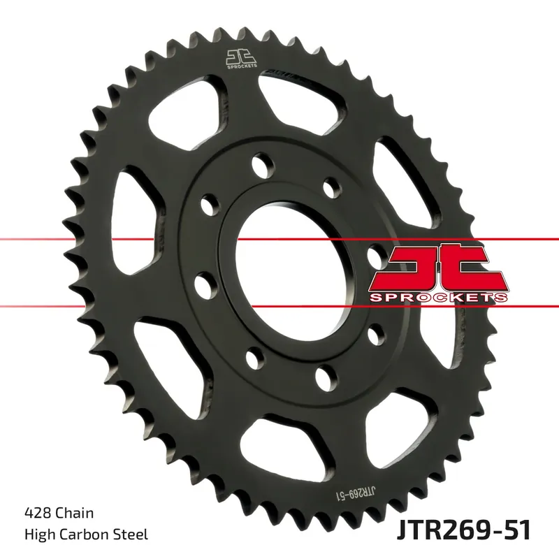 Direkt Vom Hersteller Kettenrad JT Sprockets 428 51Z Innendurchmesser 58mm Lochkreis 90mm für Kymco Zing K-Pipe, Daelim VC Advance VT VS Brixton Crossfire Honda MSX Roadwin