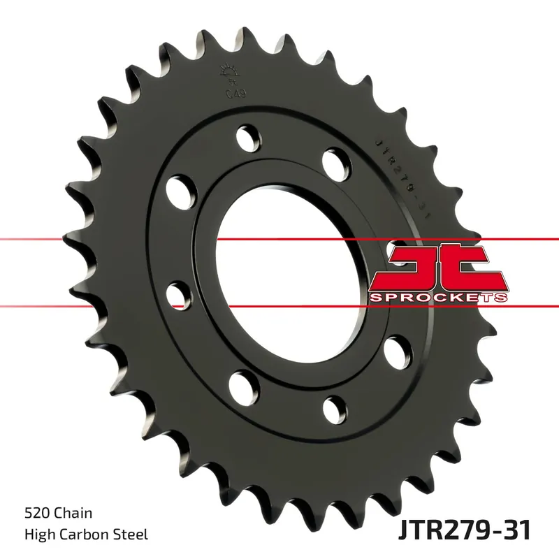 Kettenrad JT Sprockets 520 31Z Innendurchmesser 58mm Lochkreis 90mm für Honda CB Two-Fifty B CMX Rebel CM C 200 / 250 ccm Highlight