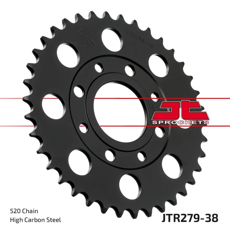 Kettenrad JT Sprockets 520 38Z Innendurchmesser 58mm Lochkreis 90mm für Honda CB Two-Fifty B CMX Rebel CM C 200 / 250 ccm Günstig