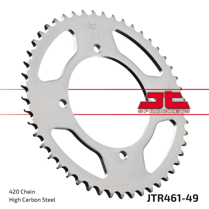 Kettenrad JT Sprockets 420 49Z Innendurchmesser 100mm Lochkreis 116mm für Kawasaki KX 80 / 85 ccm Bj. 1986 - 2022 Geprüft