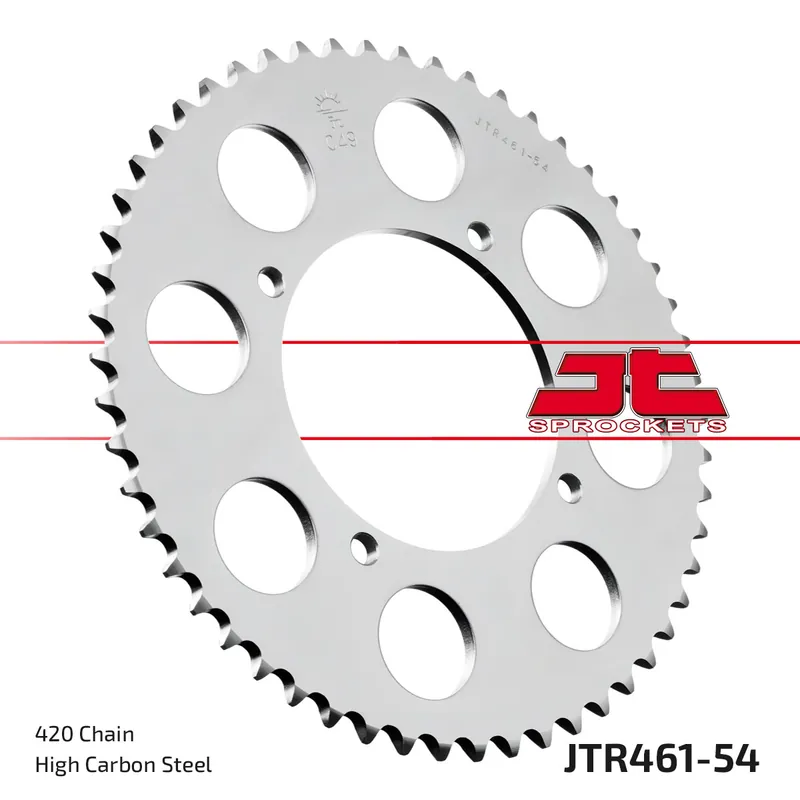 Kettenrad JT Sprockets 420 54Z Innendurchmesser 100mm Lochkreis 116mm für Kawasaki KX 80 / 85 ccm Bj. 1986 - 2022 Markenprodukt