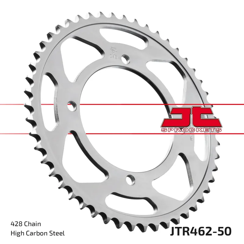 Letzte Chance Kettenrad JT Sprockets 428 50Z Innendurchmesser 100mm Lochkreis 116mm für Kawasaki KX 80 / 85 ccm Bj. 1986 - 2014