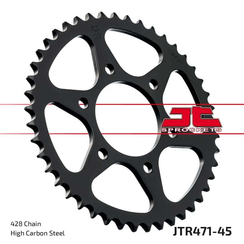 Meistverkauft Kettenrad JT Sprockets 428 45Z Innendurchmesser 64mm Lochkreis 86mm für Kawasaki KE 125 ccm Bj. 1976 - 1982
