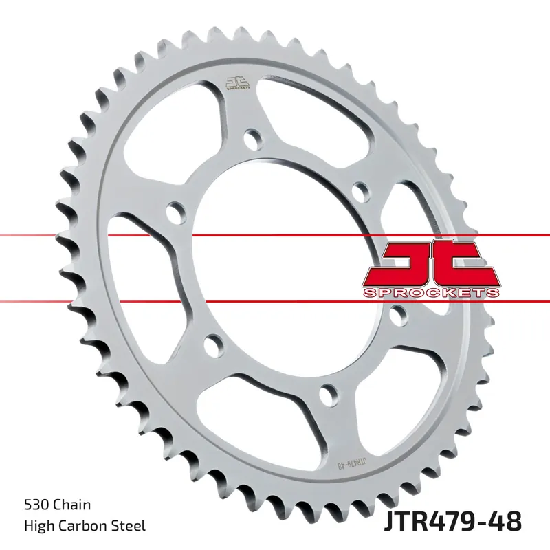 Abverkauf Kettenrad JT Sprockets 530 48Z Innendurchmesser 110mm Lochkreis 130mm für Yamaha YZF-R6 FZ1 Fazer N NA S SA, Suzuki GSX-R 600 - 1670 ccm Bj. 1985 - 2017