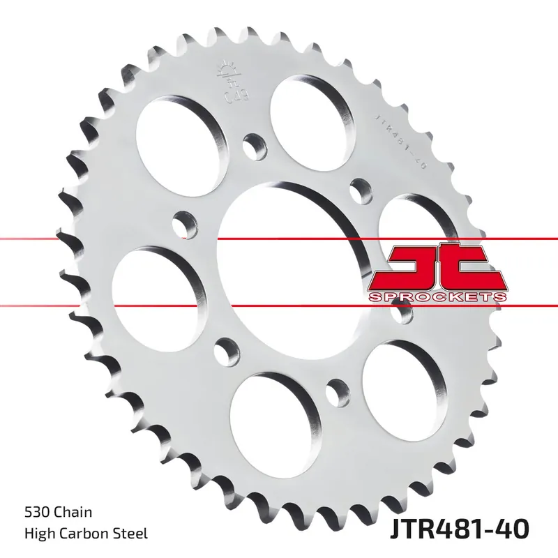 Kettenrad JT Sprockets 530 40Z Innendurchmesser 74mm Lochkreis 104mm für Kawasaki Z SR C B J 400 / 650 ccm Bj. 1977 - 1983 Online Kaufen