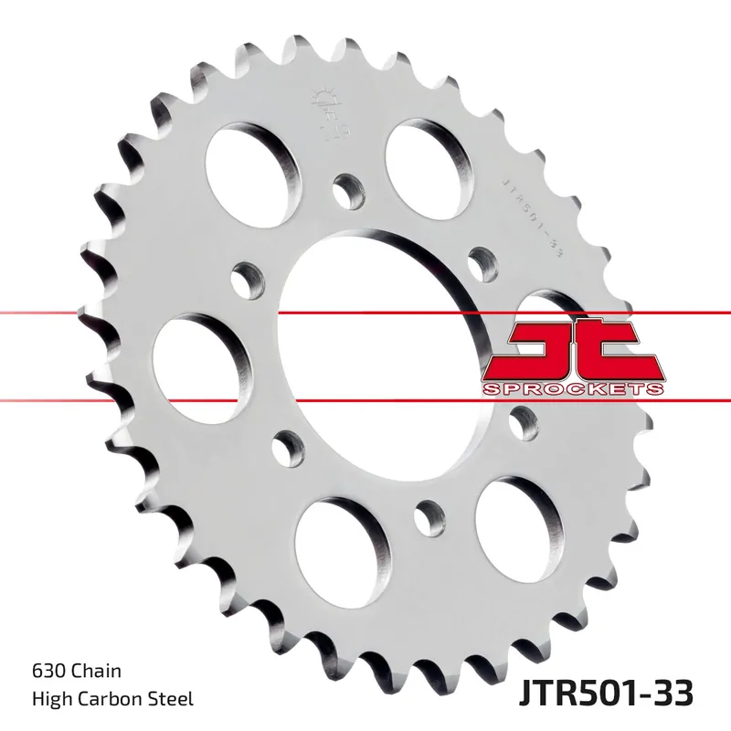 Aktuell Kettenrad JT Sprockets 630 33Z Innendurchmesser 80mm Lochkreis 104mm für Kawasaki GPZ Z A2 LTD Belt Drive R A1 650 - 1100 ccm Bj. 1977 - 1995