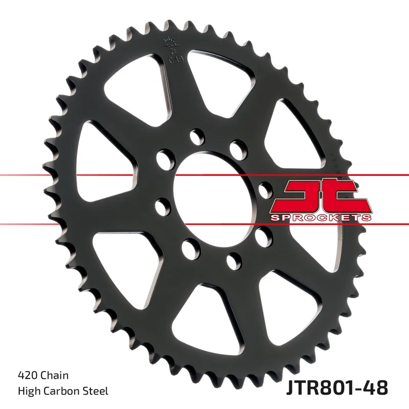 Kettenrad JT Sprockets 420 48Z Innendurchmesser 52mm Lochkreis 68mm für Suzuki TS X, Kawasaki AR A Beta Minicross R 1 AE 50 - 150 ccm Neu Im Sortiment